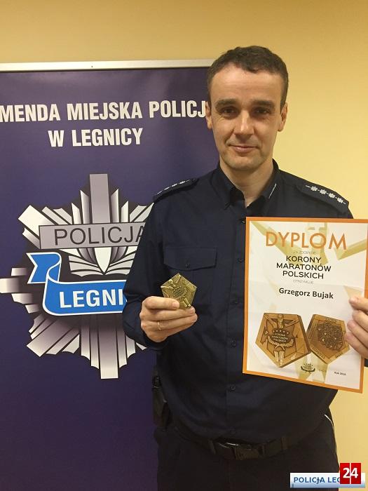 Korona Maratonów Polskich zdobyta przez legnickiego policjanta