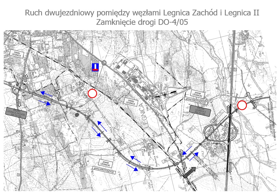 S3: Część północna węzła autostradowego Legnica II niebawem włączona do ruchu